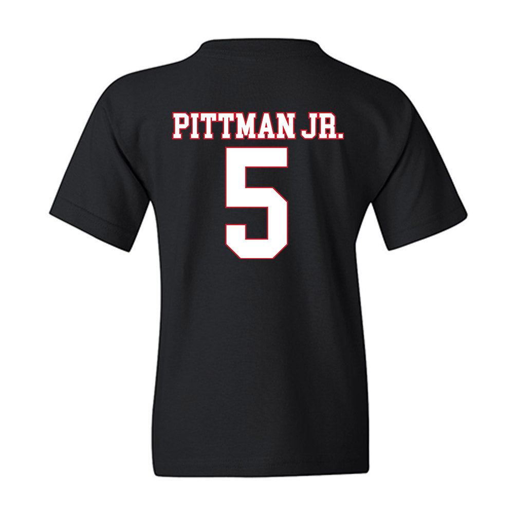 SMU - NCAA Football : Randy Pittman Jr. - Youth T-Shirt-1