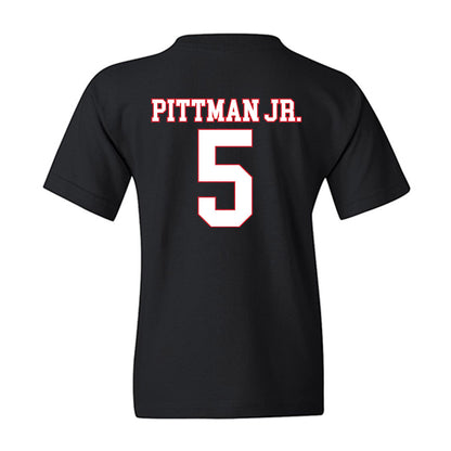 SMU - NCAA Football : Randy Pittman Jr. - Youth T-Shirt-1