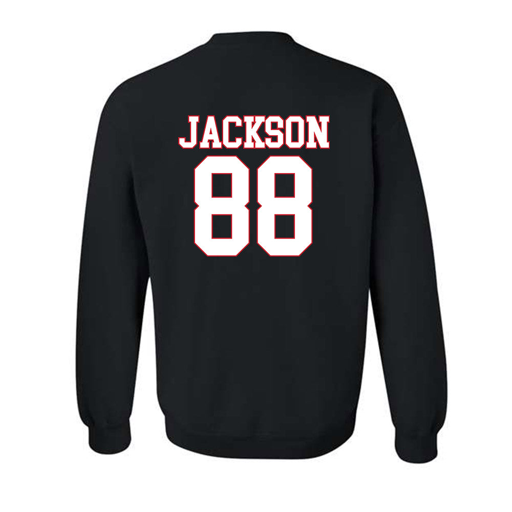 SMU - NCAA Football : Trey Jackson - Crewneck Sweatshirt-1