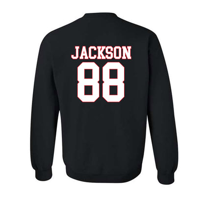 SMU - NCAA Football : Trey Jackson - Crewneck Sweatshirt-1