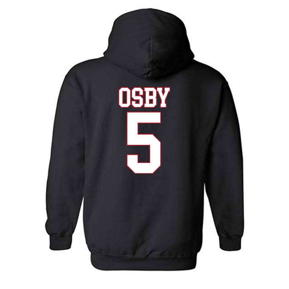 SMU - NCAA Women's Basketball : Zoe Osby - Hooded Sweatshirt-1