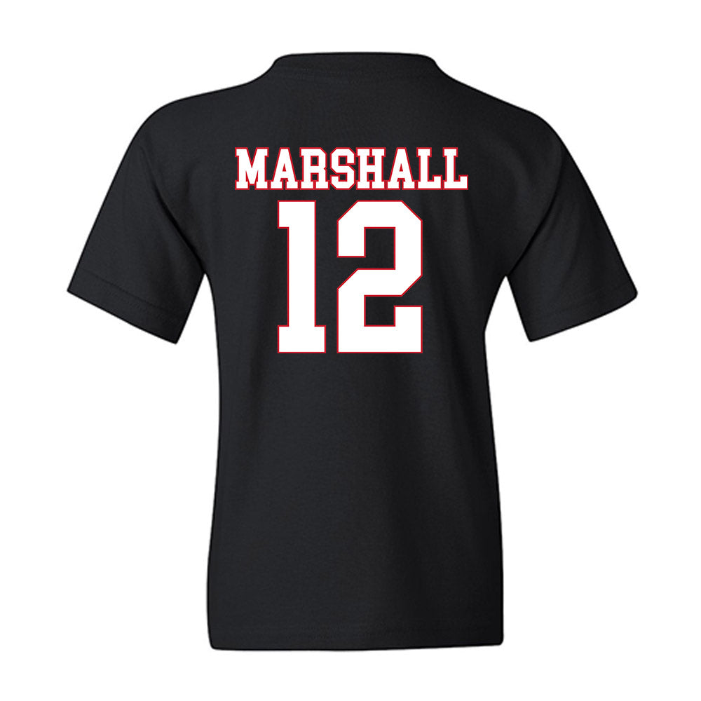 SMU - NCAA Football : Caden Marshall - Youth T-Shirt-1