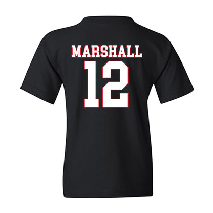 SMU - NCAA Football : Caden Marshall - Youth T-Shirt-1
