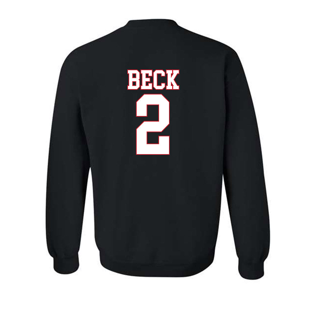 SMU - NCAA Women's Soccer : Kamiya Beck - Crewneck Sweatshirt-1