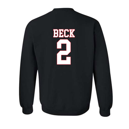 SMU - NCAA Women's Soccer : Kamiya Beck - Crewneck Sweatshirt-1