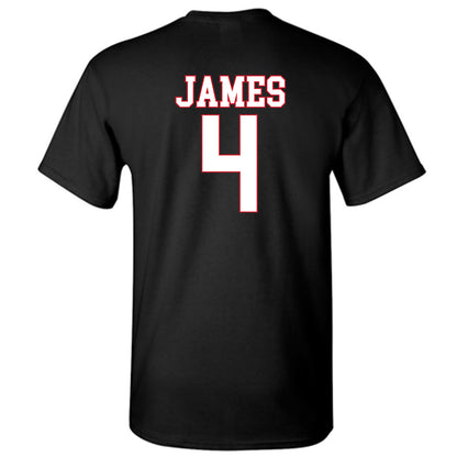 SMU - NCAA Women's Basketball : Shania James - T-Shirt-1