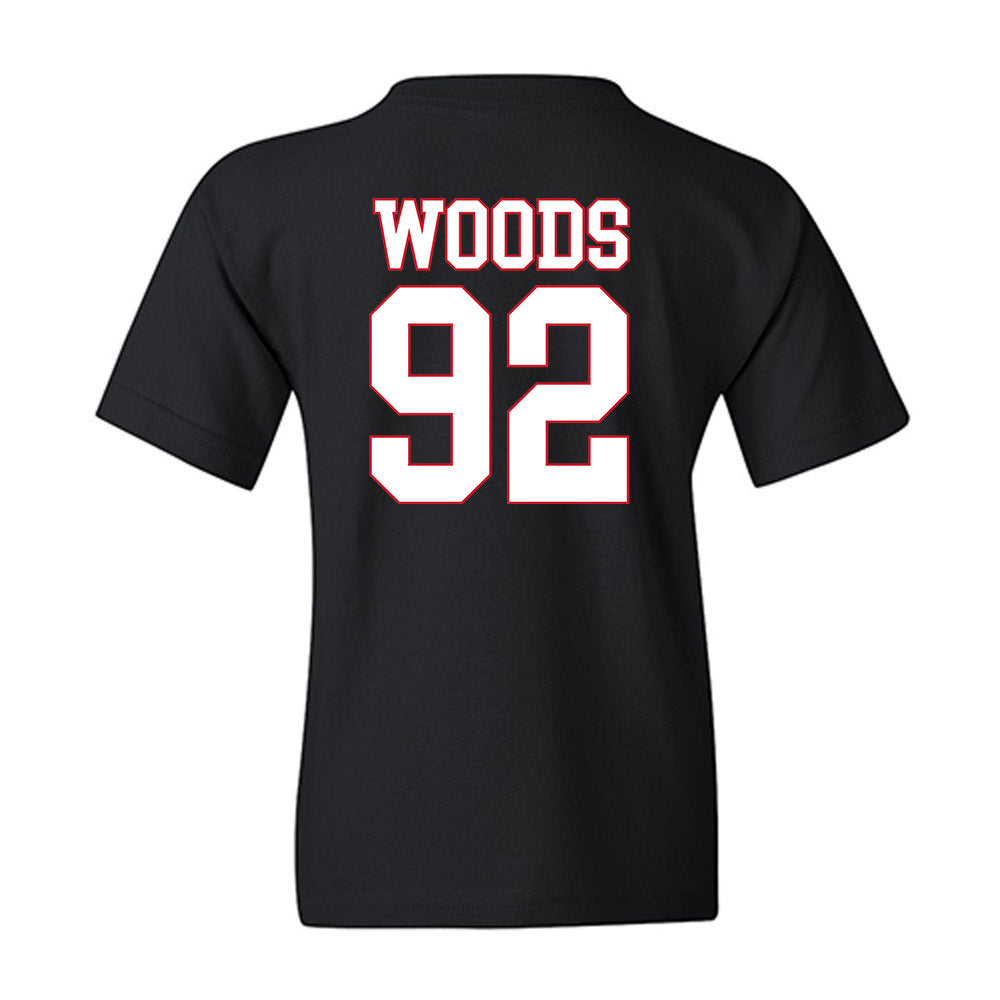 SMU - NCAA Football : Hudson Woods - Youth T-Shirt-1