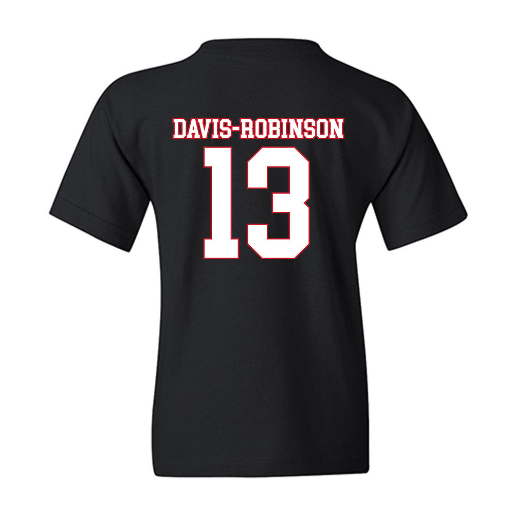 SMU - NCAA Football : Jaelyn Davis-Robinson - Youth T-Shirt-1