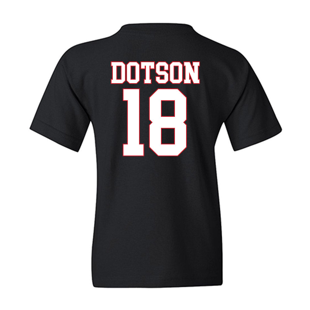 SMU - NCAA Football : KD Dotson - Youth T-Shirt-1