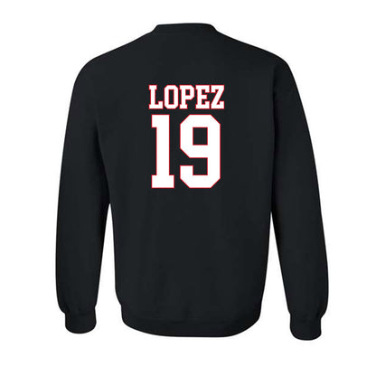 SMU - NCAA Men's Soccer : Milton Lopez - Crewneck Sweatshirt-1