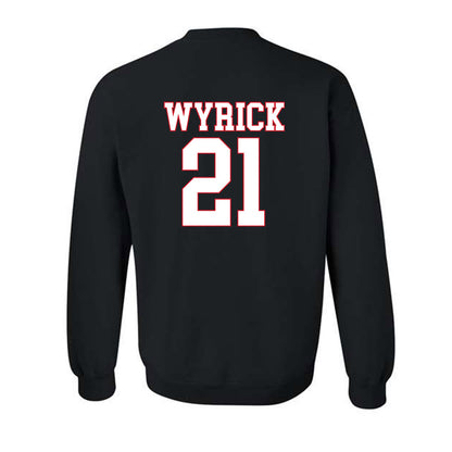 SMU - NCAA Football : Jimmy Wyrick - Crewneck Sweatshirt-1