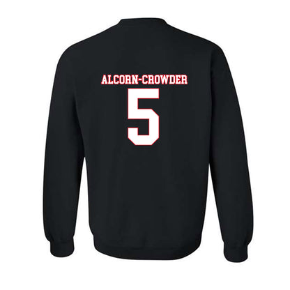 SMU - NCAA Football : Malcolm Alcorn-Crowder - Crewneck Sweatshirt-1