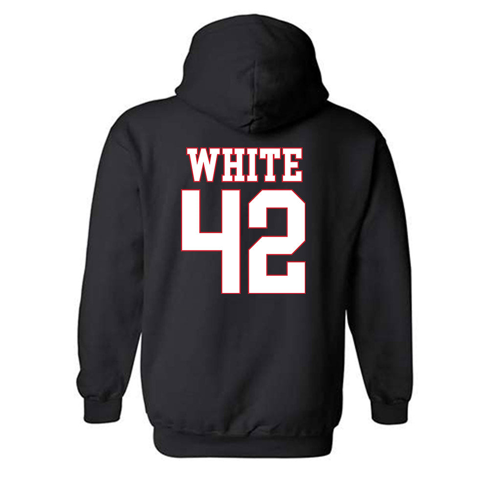 SMU - NCAA Women's Basketball : Roxy White - Hooded Sweatshirt-1