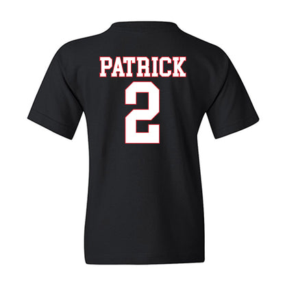 SMU - NCAA Men's Basketball : Jacob Patrick - Youth T-Shirt-1