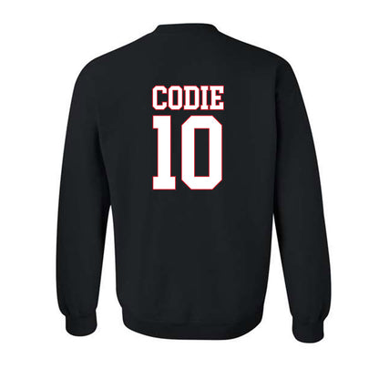 SMU - NCAA Men's Basketball : nicolas codie - Crewneck Sweatshirt-1