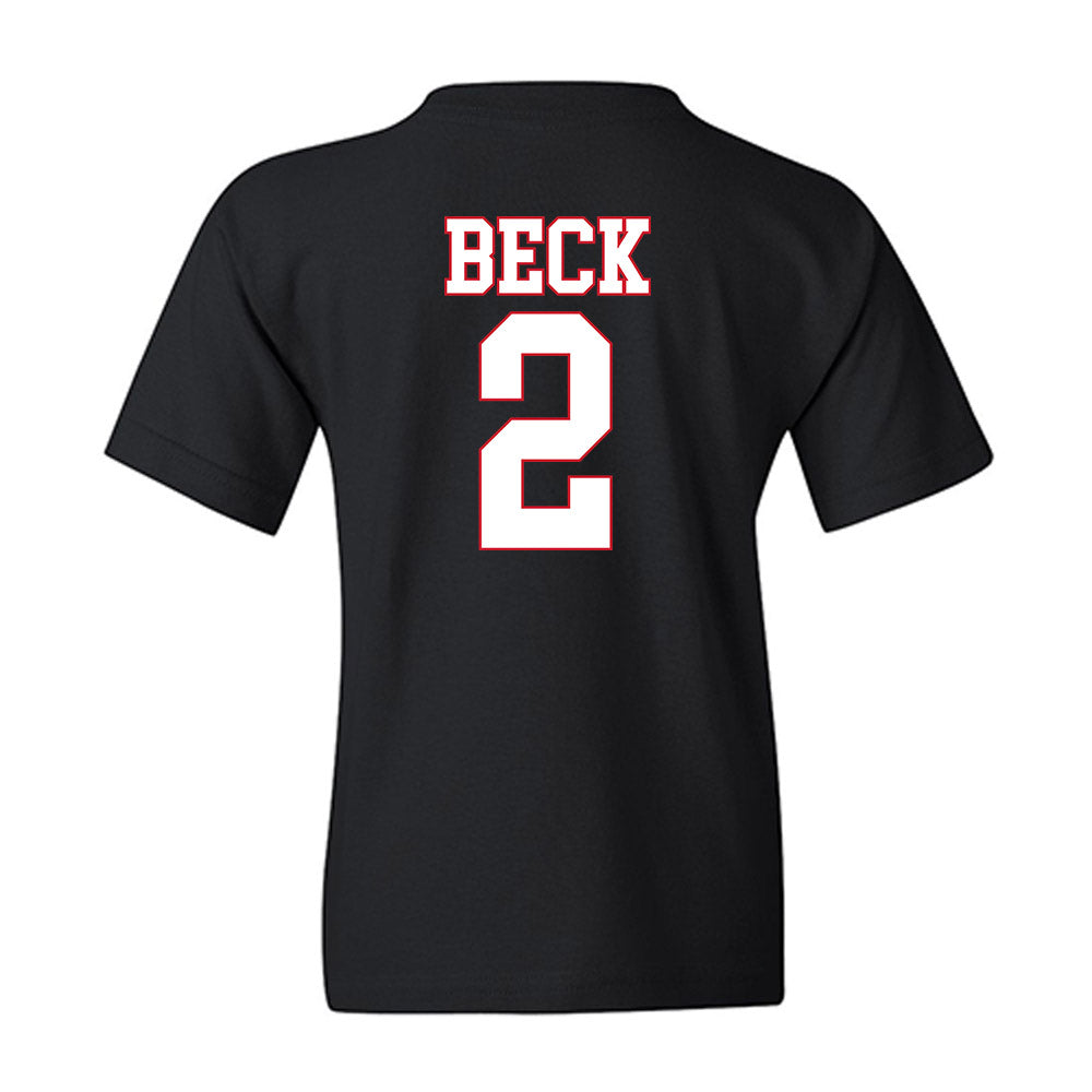 SMU - NCAA Women's Soccer : Kamiya Beck - Youth T-Shirt-1