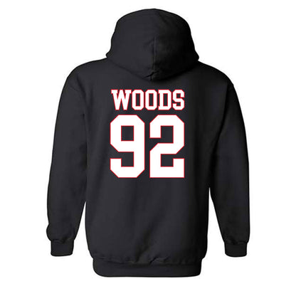 SMU - NCAA Football : Hudson Woods - Hooded Sweatshirt-1