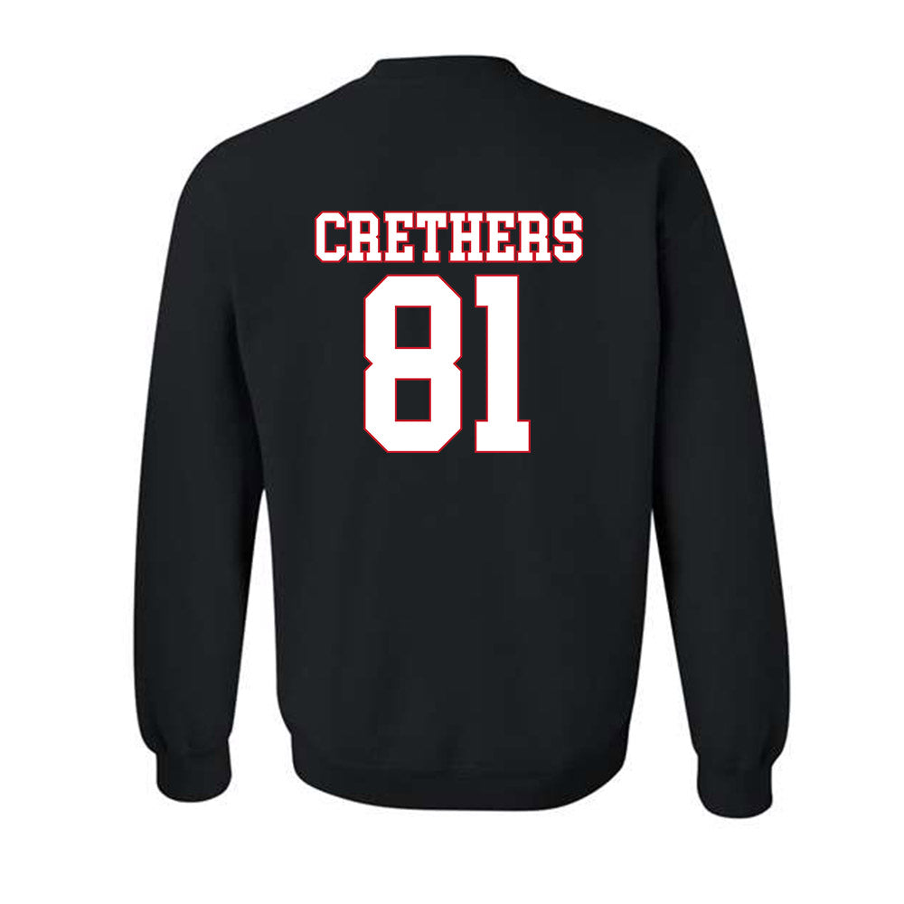 SMU - NCAA Football : Ty Crethers - Crewneck Sweatshirt-1