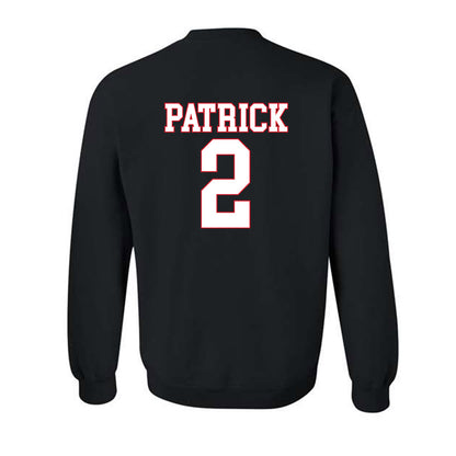 SMU - NCAA Men's Basketball : Jacob Patrick - Crewneck Sweatshirt-1