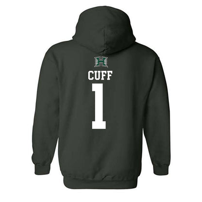 Hawaii - NCAA Men's Basketball : Tanner Cuff - Sports Shersey Hooded Sweatshirt-1