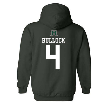 Hawaii - NCAA Men's Basketball : Dre Bullock - Sports Shersey Hooded Sweatshirt-1