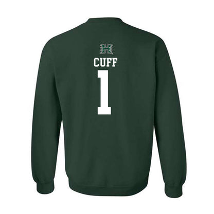 Hawaii - NCAA Men's Basketball : Tanner Cuff - Sports Shersey Crewneck Sweatshirt-1
