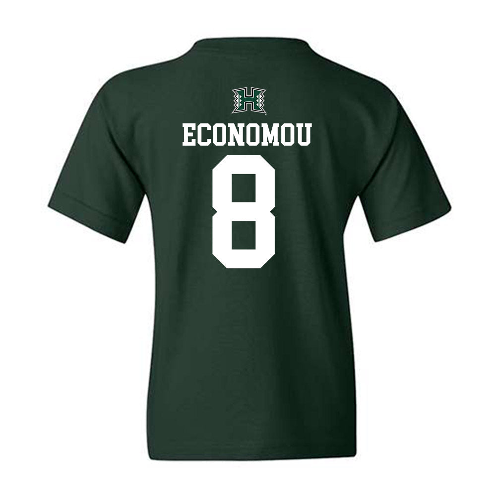 Hawaii - NCAA Men's Basketball : AJ Economou - Sports Shersey Youth T-Shirt-1