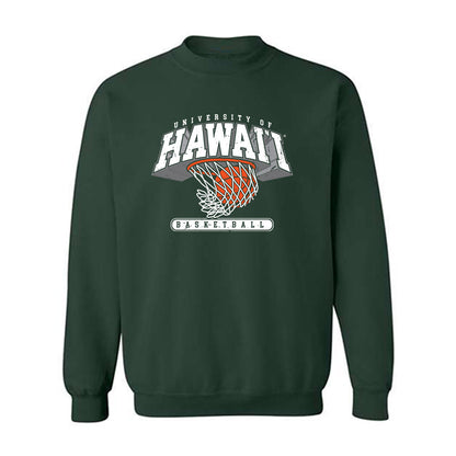 Hawaii - NCAA Men's Basketball : Tanner Cuff - Sports Shersey Crewneck Sweatshirt-0
