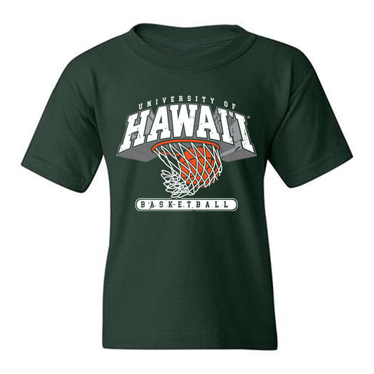 Hawaii - NCAA Men's Basketball : Hunter Carter - Sports Shersey Youth T-Shirt-0