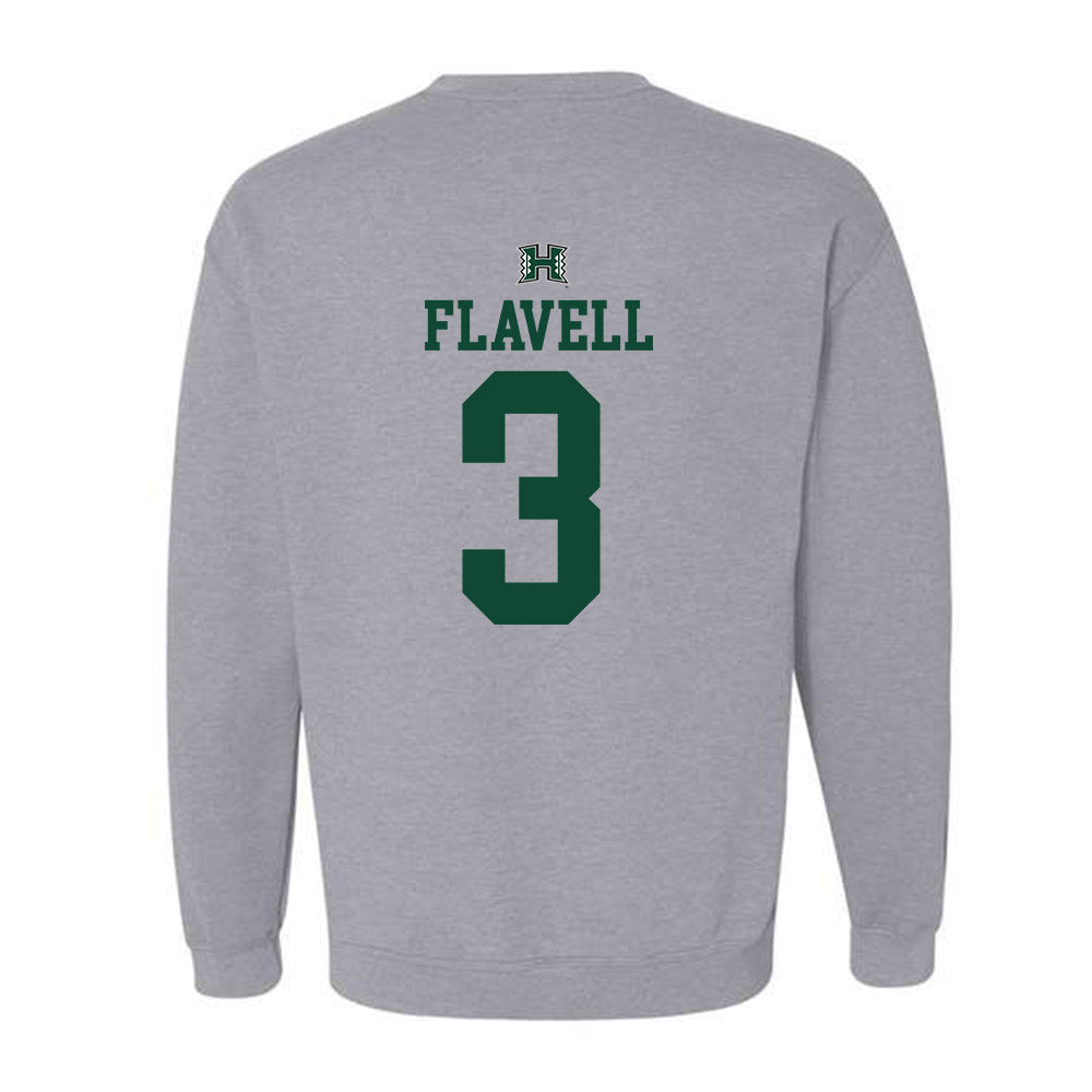 Hawaii - NCAA Women's Basketball : Bailey Flavell - Sports Shersey Crewneck Sweatshirt-1