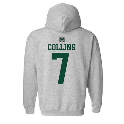 Hawaii - NCAA Women's Basketball : Ella Collins - Sports Shersey Hooded Sweatshirt-1