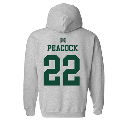 Hawaii - NCAA Women's Basketball : Jade Peacock - Sports Shersey Hooded Sweatshirt-1