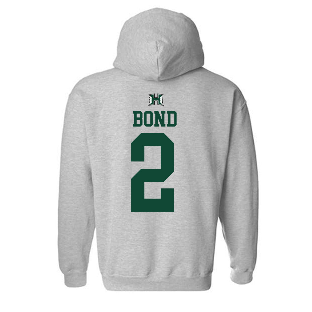 Hawaii - NCAA Women's Basketball : Teyahna Bond - Sports Shersey Hooded Sweatshirt-1