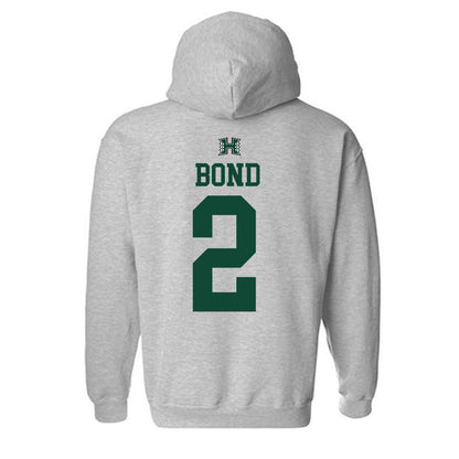 Hawaii - NCAA Women's Basketball : Teyahna Bond - Sports Shersey Hooded Sweatshirt-1