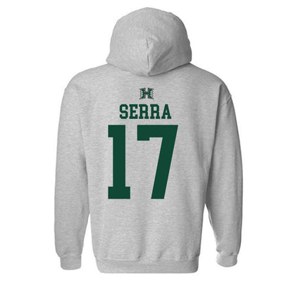 Hawaii - NCAA Women's Basketball : Fiamma Serra - Sports Shersey Hooded Sweatshirt-1