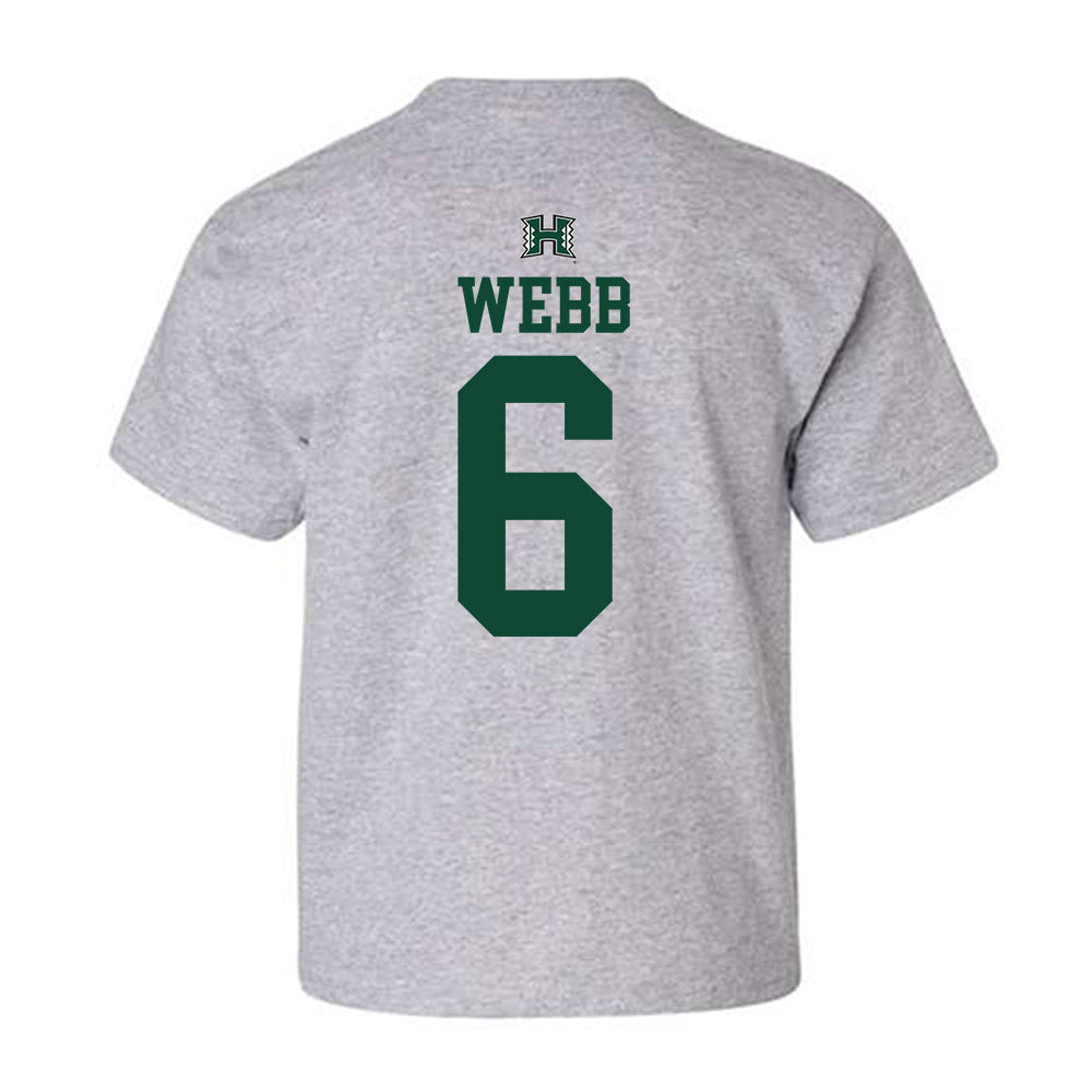Hawaii - NCAA Women's Basketball : Kyra Webb - Sports Shersey Youth T-Shirt-1