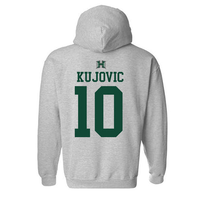 Hawaii - NCAA Women's Basketball : Danijela Kujovic - Sports Shersey Hooded Sweatshirt-1