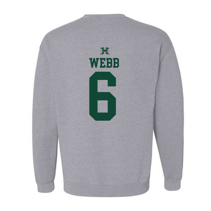 Hawaii - NCAA Women's Basketball : Kyra Webb - Sports Shersey Crewneck Sweatshirt-1