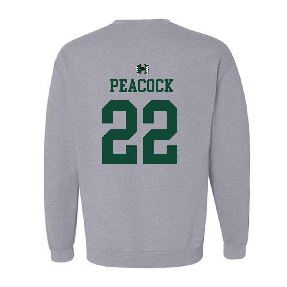 Hawaii - NCAA Women's Basketball : Jade Peacock - Sports Shersey Crewneck Sweatshirt-1