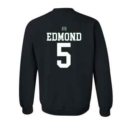 Hawaii - NCAA Football : Jaylon Edmond - Sports Shersey Crewneck Sweatshirt-1