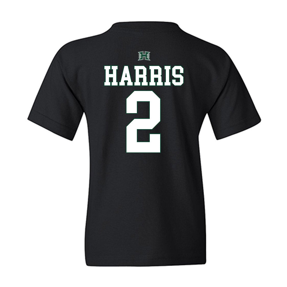 Hawaii - NCAA Football : Audric Harris - Sports Shersey Youth T-Shirt-1