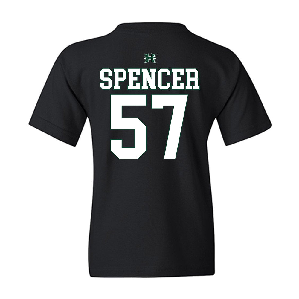 Hawaii - NCAA Football : Ethan Spencer - Sports Shersey Youth T-Shirt-1