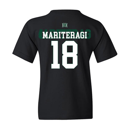 Hawaii - NCAA Football : Zaden Mariteragi - Sports Shersey Youth T-Shirt-1