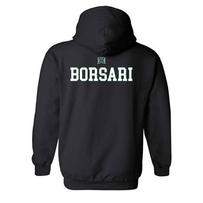 Hawaii - NCAA Football : Hudson Borsari - Sports Shersey Hooded Sweatshirt-1