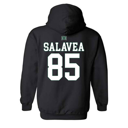 Hawaii - NCAA Football : Oakie Salavea - Sports Shersey Hooded Sweatshirt-1