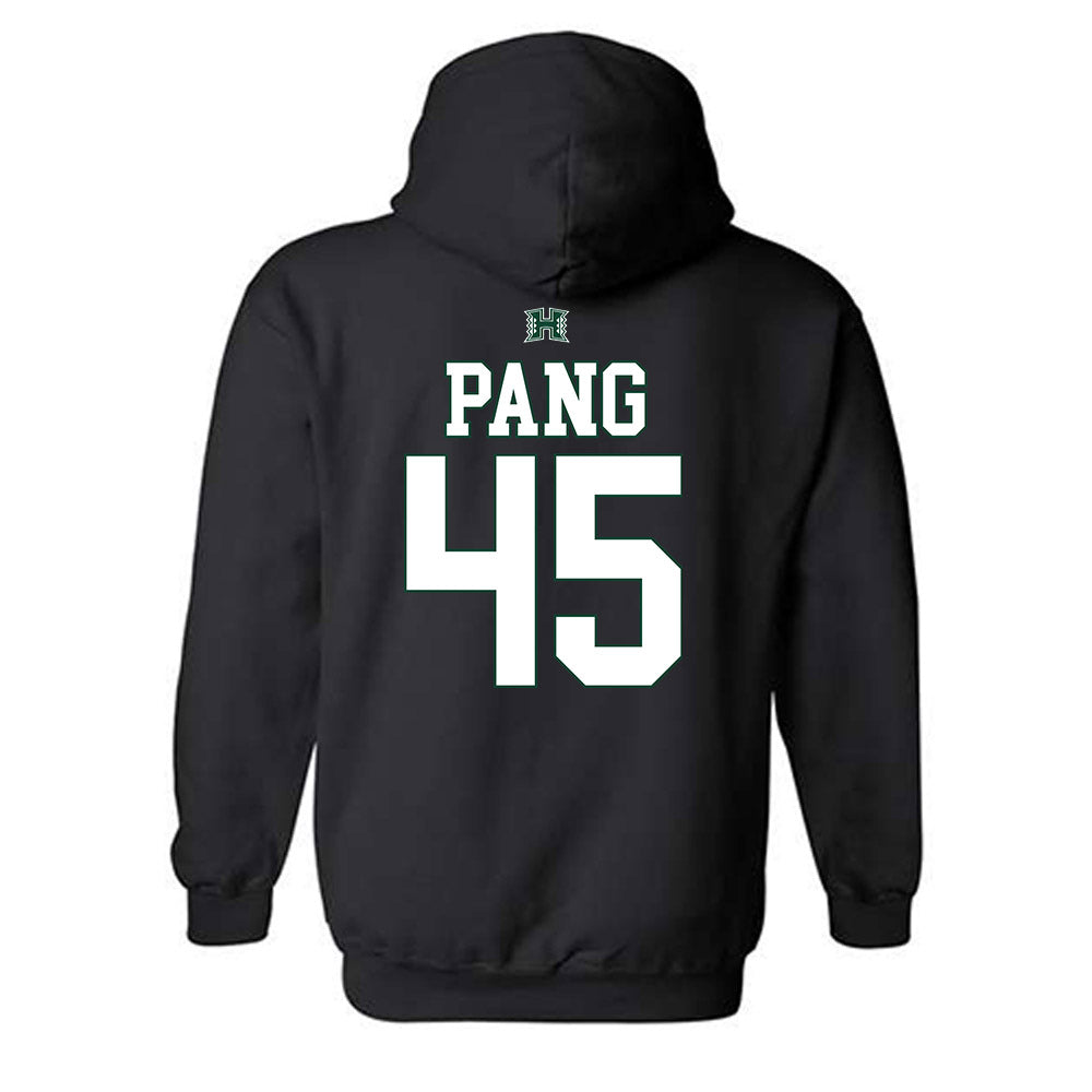 Hawaii - NCAA Football : Nick Pang - Sports Shersey Hooded Sweatshirt-1