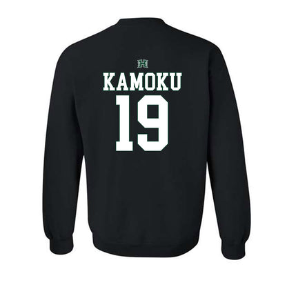 Hawaii - NCAA Football : Diezel Kamoku - Sports Shersey Crewneck Sweatshirt-1