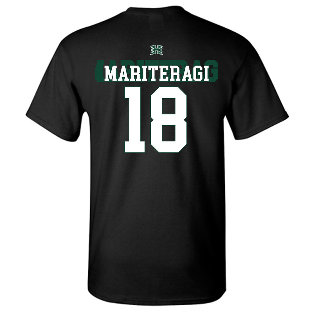 Hawaii - NCAA Football : Zaden Mariteragi - Sports Shersey T-Shirt-1