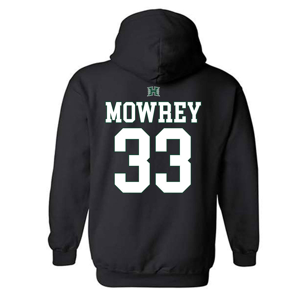 Hawaii - NCAA Football : Jack Mowrey - Sports Shersey Hooded Sweatshirt-1