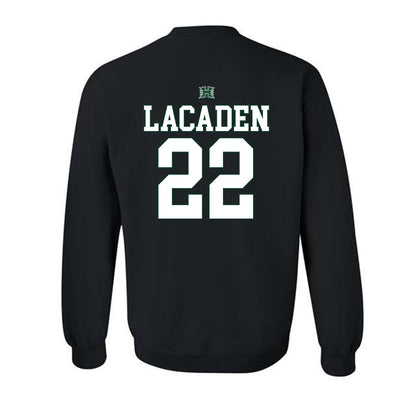 Hawaii - NCAA Football : Titan Lacaden - Sports Shersey Crewneck Sweatshirt-1